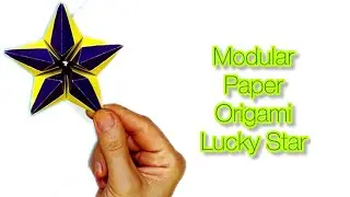 How to Make a Modular Paper Origami Lucky Star ⭐✨