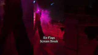 Getting SCARED at Scream Break | Six Flags Magic Mountain #halloween #sixflags #scareactor