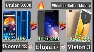 iVoomi i2 Vs Panasonic Eluga i7 Vs InFocus Vision 3 Mobile Comparison Battle/Which is Better Mobile