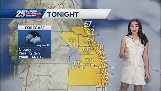 A wet weekend before a cold front moves in