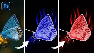 Butter Fly Effect in One minute & Bonus Tips | Photoshop 2023