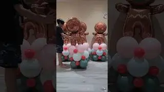 Christmas balloon decoration. #balloon #balloondecoration #balloonbouquet