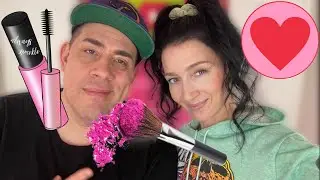 Husband Tries To Follow My Valentine's Inspired Makeup || After Special Treats 🍭