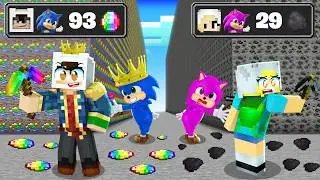 KRAL ERKEKLER VS FAKİR KIZLAR MADEN KAPIŞMASI 😨 Minecraft