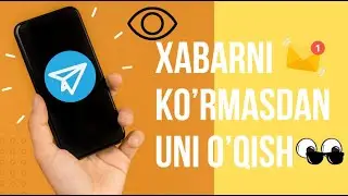 Telegramda boshqa inson yozgan xabarni qanday qilib bildirmasdan o'qish mumkin?