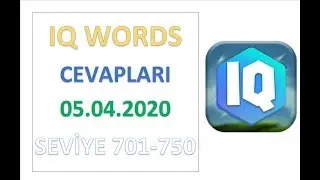 IQ Words - Kelime Oyunu Level 701-750 Cevapları