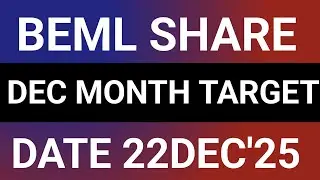 BEML SHARE LATEST NEWS 22DEC'25/BEML STOCK LATEST ANALYSIS WITH TARGET FORECAST 