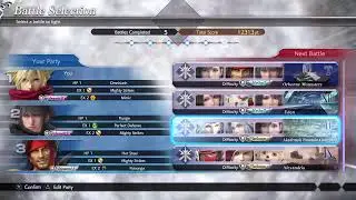 Dissidia Final Fantasy NT Live Stream Leveling Up All Characters In Gauntlet Matches With Commentary