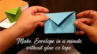 How to make an Envelope without Glue | Easy Paper Craft | DIY Paper Envelopes | corporate Envelopes