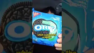 Which Cookie is the Crispiest?!🤤🤤 #food #cookie #oreo #foodreview #funny