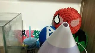 Umidificador Fisher Price avisa quando acabou a &aacute;gua.