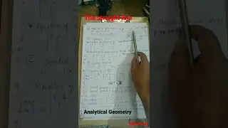 Angle between a line and a plane #analyticalgeometry #mathday
