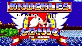 Knuckles in Sonic 1
