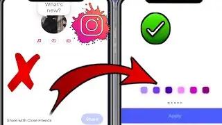 Instagram Notes Color Change Option Not Showing Problem 2025