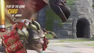 POTG! JUNKRAT ONE TRICK - CHRO! PROLIKECHRO JUNKRAT GAMEPLAY OVERWATCH SEASON 27 TOP 500