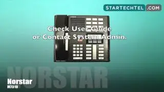 How To Enter A Personal Speed Dial Code On The Norstar M7310 Phone