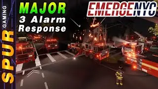 HUGE 3 Alarm Church Fire - FDNY Response - EmergeNYC