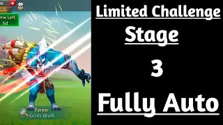 Lords mobile Limited Challenge bloodlust stage 3 Auto|Grim wolf limited challenge stage 3 Auto