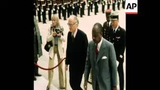 SYND 28 4 78 D'ESTAING MEETS PRESIDENTS OF DJIBOUTI, GABON AND CAMEROON