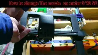 How To: Change the nozzle on Ender 3 V3 SE #ender3v3se  #howto #3dprinterupgrade #ender3