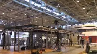 Montage d'un stand en vitesse acc&eacute;l&eacute;r&eacute;e - Salon de l'agriculture -  Schwind&hammer 2014