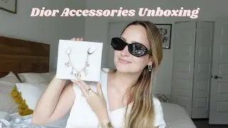 Dior Accessories Unboxing | What I bought in Paris: earrings, Plan de Paris bag charm + sunglasses