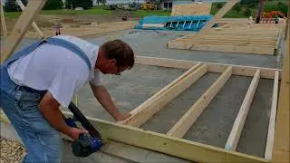 Debt Free Home Build // Raising the Walls!!!