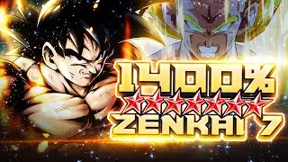 Z7, 1400%, 14* SPIRIT BOMB ABSORBED GOKU IS A DECENT ZENKAI! THE SPELL IS OVER | Dragon Ball Legends