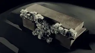 Speculative simulation of the settlement at Berlin Flaktower site - blender Animation