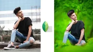 Snapseed Best Nature Photo Editing | How To Change Background In Snapseed | Snapseed Photo Editing