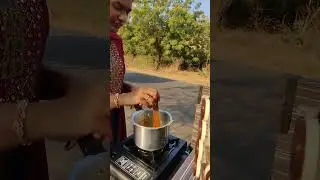 Cooking Tomato rice @Bidar