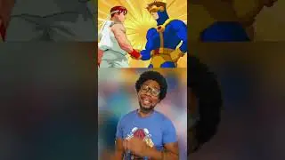 Marvel vs Capcom is back with Cyclops and Ryu giving eachother dap again 28 years later #Ryu #Xmen