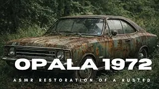 ASMR: Restoration of a Rusted 1972 Opala Comodoro Found Abandoned in the Woods