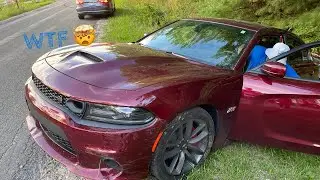 I CRASHED MY SCATPACK INTO A DITCH!! 🤯😢#crash #scatpack