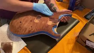 Greg Builds a Guitar - Sanding sucks! The finish comes to life!
