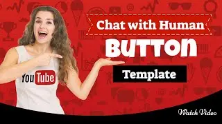 Chat with Human - Button with Text Template