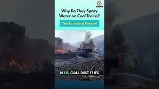 Why Do They Spray Water on Coal Trains? The Surprising Reason!