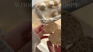 Wholemeal Crispy Rolls (vegan) #vegan #bread #baker #wholemeal #veganbread