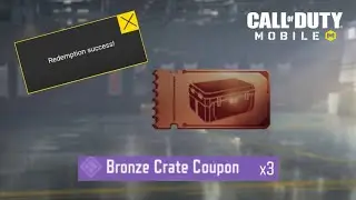 CODE for 3x Bronze Crate Coupon