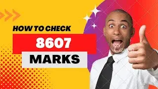 How to check 8607 marks/grade aiou | aiou results 2022 | 8607 ka results check krain