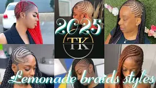 2025 lemonade braids styles for black women/ #lemonade braids ideas for you/#cornrow#braids#hair