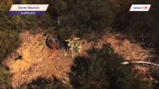 NEWS24 EXCLUSIVE: Drone footage shows the spot Franziska Bl&ouml;chliger's body was found