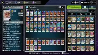 Deck Dragón Supernova Rojo Explicación