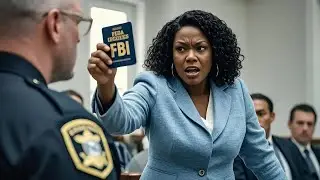 Corrupt Cops Celebrate in Court&mdash;Freezes When Black Woman Unmasks as Their New FBI Director.