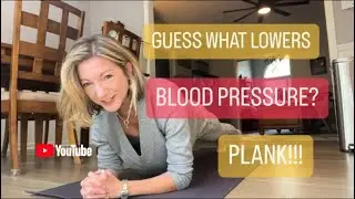 Guess what lowers high blood pressure? 🤔Plank! 🙌