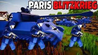 German Army Blitzkriegs PARIS CITY! - Total Tank Simulator: Battle Simulator