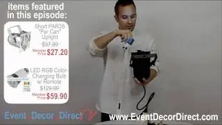 Event Decor Direct TV - Demo of a Par38 
