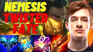 NEMESIS ИГРАЕТ TWISTED FATE ПРОТИВ ZED MID |EUW CHALLENGER PATCH 11.5| [League of Legends] Полный игровой процесс