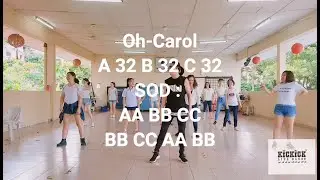 Kickick Line Dance-Oh Carol