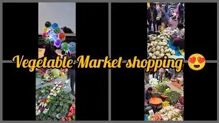 Vlog#03Weekly Vegetable Market Shopping Vlog|Fresh Veggies|Budget Friendly😍#budgetshopping#Dailyvlog